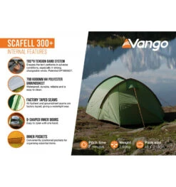 Vango Scafell 300 Plus Trekkingzelt -Camping-ausrüstung Verkaufsgeschäft 8057512 1280x1280