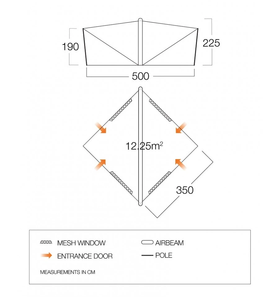 Vango Trigon Air Hub Pavillon 4 Vango Trigon Air Hub Pavillon – Bild 2