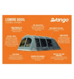 Vango Lismore TC 600 Package Familienzelt -Camping-ausrüstung Verkaufsgeschäft 8057592 1280x1280