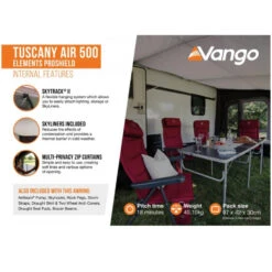 Vango Tuscany Air 500 Elements ProShield Wohnwagenvorzelt 17 Vango Tuscany Air 500 Elements ProShield Wohnwagenvorzelt -Camping-ausrüstung Verkaufsgeschäft 8163391 1280x1280