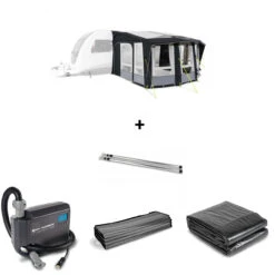 Dometic SET Ace AIR Pro 500 S Inkl. Teppich, Unterlage, Andruckstangenset Und Elektrischer Pumpe