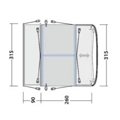 Outwell SET Maryville 260SA Flex Inkl. ONS Lichtsystem -Camping-ausrüstung Verkaufsgeschäft SET Maryville 260SA Flex inkl ONS Lichtsystem 2 1280x1280
