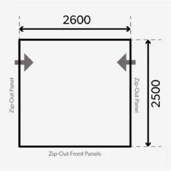 Dometic SET Rally AIR Pro 260 M Inkl. Teppich, Unterlage, Andruckstangenset Und Elektrischer Pumpe -Camping-ausrüstung Verkaufsgeschäft rally 260 zeichnungJ41BD0AtlfmUT 1280x1280 1