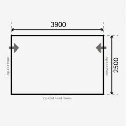 Dometic SET Rally AIR Pro 390 M Inkl. Teppich, Unterlage, Andruckstangenset Und Elektrischer Pumpe -Camping-ausrüstung Verkaufsgeschäft rally 390 zeichnung 1280x1280 1